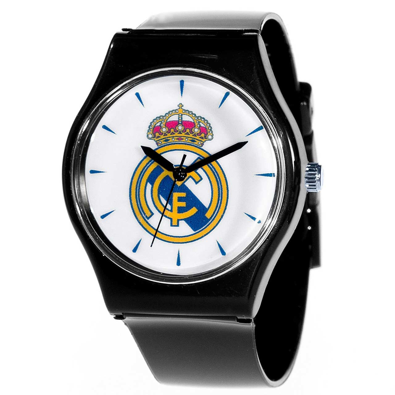 celebracion Abundancia En detalle 38mm Real Madrid FC Black Licensed Team Watch with Official Real Madrid Crest  - Buy Online SoccerMadUSA.
