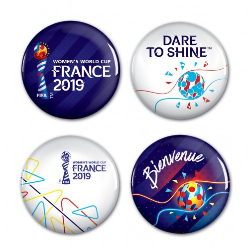 WWC 19 - Button Badgepack Set of 4