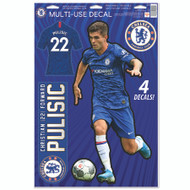 Chelsea FC Christian Pulisic Decal Set of 4