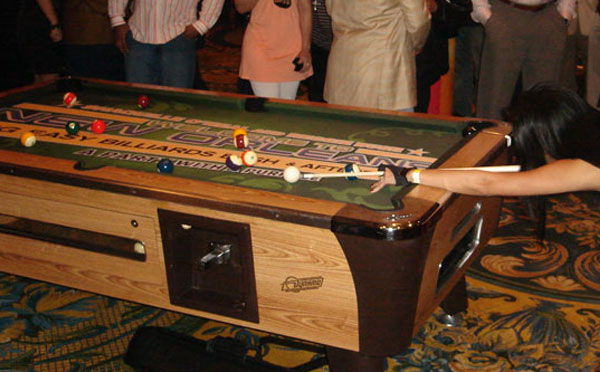 Big Easy Billiard Bash Custom ArtScape Pool Table Felt