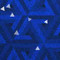 ArtScape Blue Triangles Pool Table Cloth