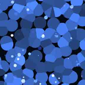 ArtScape Blue Cells Pool Table Cloth