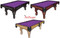 ArtScape Purple Rings Pool Table Cloth