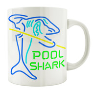 Neon Pool Shark 11oz. Coffee Mug