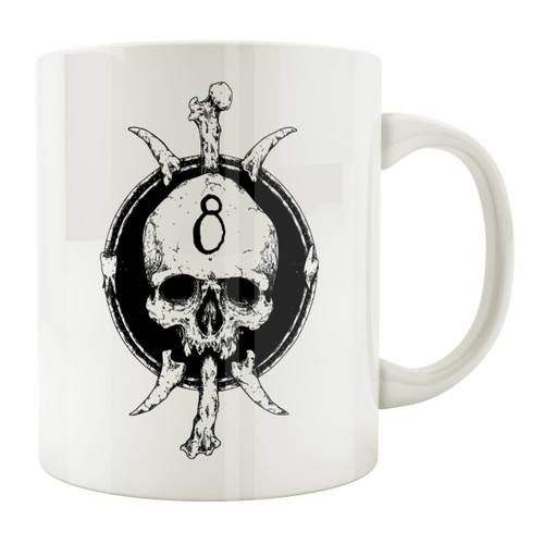 8-Ball Skull 11oz. Coffee Mug