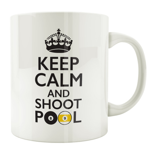 Keep Calm and Shoot Pool 11oz. Coffee Mug
