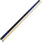 Dakota Pool Cue - Blueburst Finish with Black Leather Stack Wrap