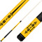Forged Etched Series ET04 Custom Engraved Yellow Pool Cue – Black