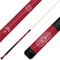 Forged Etched Series ET05 Custom Engraved Crimson Pool Cue – White