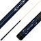 Forged Etched Series ET03 Custom Engraved Navy Pool Cue – White