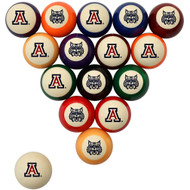 Arizona Wildcats Billiard Ball Set - Standard Colors