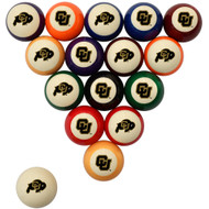 Colorado Buffaloes Billiard Ball Set - Standard Colors