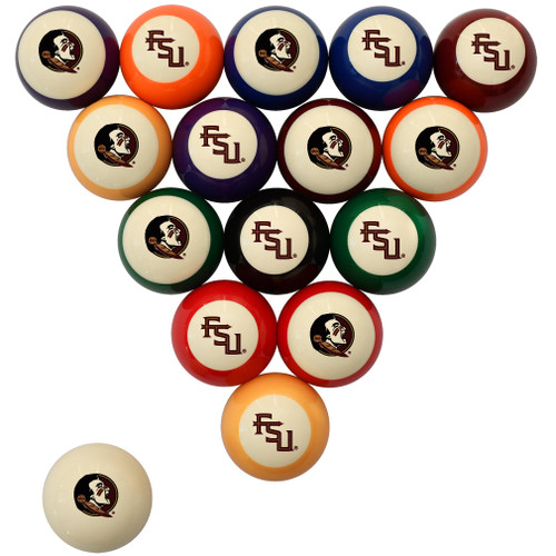 Florida State Seminoles Billiard Ball Set - Standard Colors