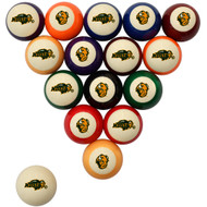 North Dakota State Bisons Billiard Ball Set - Standard Colors