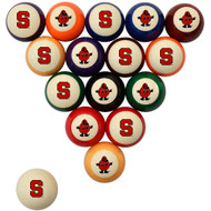 Syracuse Orange Billiard Ball Set - Standard Colors