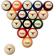 Texas Longhorns Billiard Ball Set - Standard Colors
