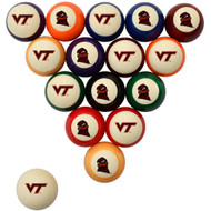 Virginia Tech Hokies Billiard Ball Set - Standard Colors