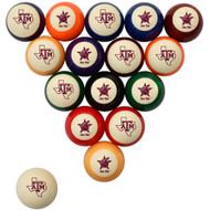 Texas A&M Aggies Billiard Ball Set - Standard Colors