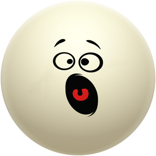Howl at the Moon Cue Ball