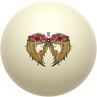 Gemini Bowing Beauties Cue Ball