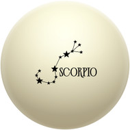 Astrological Constellation: Scorpio Cue Ball