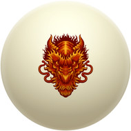 Red Devil Dragon Head Cue Ball