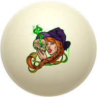 Panting Witch Cue Ball
