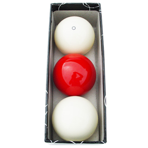 Sterling Carom Balls: White, Red, White w/Red Circle