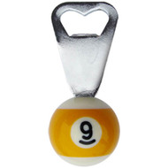 1-1/2 9-Ball Bottle Opener