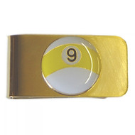 Sterling 9-Ball Money Clip