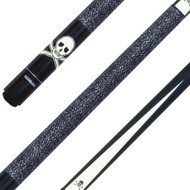 Sterling Skull Pool Cue