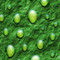 ArtScape Green Drops Pool Table Cloth
