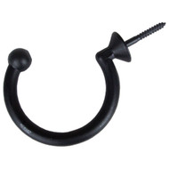 Bronze Self-Screwing Table Hook, Side Mounting