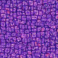 ArtScape Purple Mosaic Pool Table Cloth