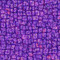 ArtScape Purple Mosaic Pool Table Cloth