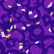 ArtScape Purple Confetti Pool Table Cloth