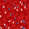 ArtScape Red Confetti Pool Table Cloth