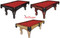 ArtScape Red Confetti Pool Table Cloth