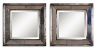 Davion Squares, Set Of 2 Mirrors