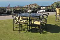 san michele 5 pc outdoor patio dining set (39 cushion colors)