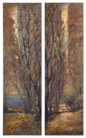 Tree Panels Wall Art, Set Of 2