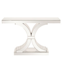 Mirrored Console Table With Arch Accents