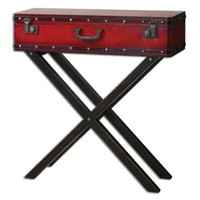 Taggart Red Console Table