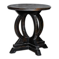Maiva Black Accent Table