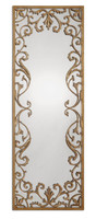 Apricena Decorative Gold Mirror