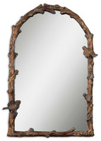 Paza Antique Gold Arch Mirror