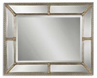 Lucinda Antique Silver Mirror