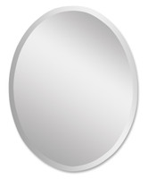 Frameless Vanity Oval Mirror