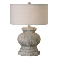 Verdello Antiqued Stone Table Lamp