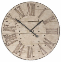 Harrington 36" Wooden Wall Clock